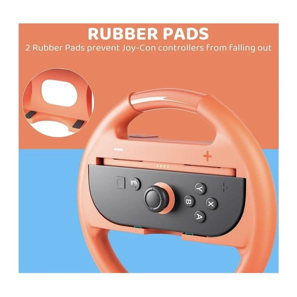 Nintendo Switch 2 Joy-Con Wheel Set (2-Pack) Racing Steering Wheel Attachments